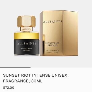 NIB AllSaints Sunset Riot Intense Unisex Fragrance 30ml